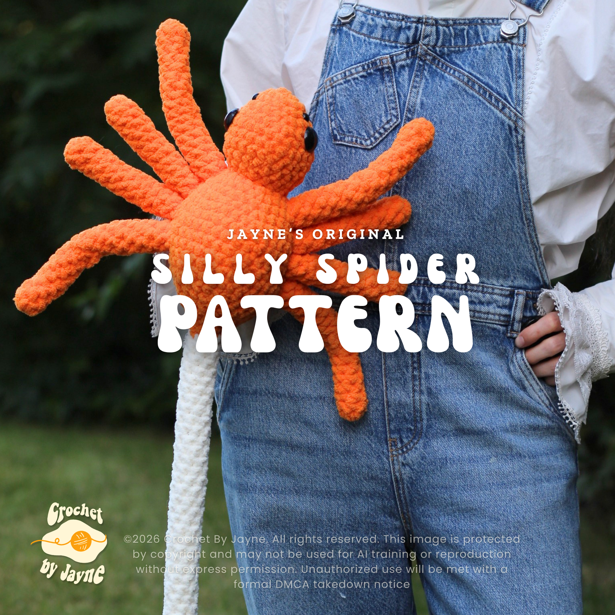 Silly Spider crochet pattern