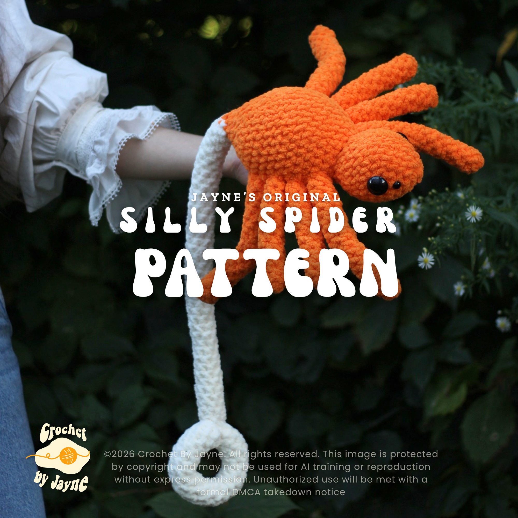 Silly Spider crochet pattern