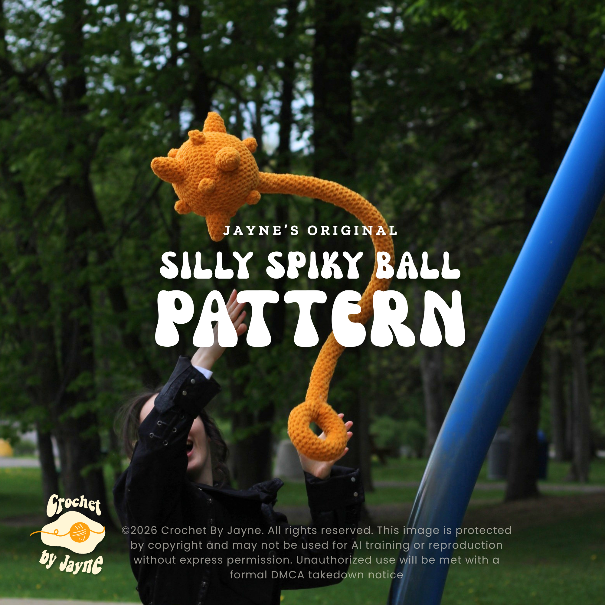 Silly Spiky Ball crochet pattern