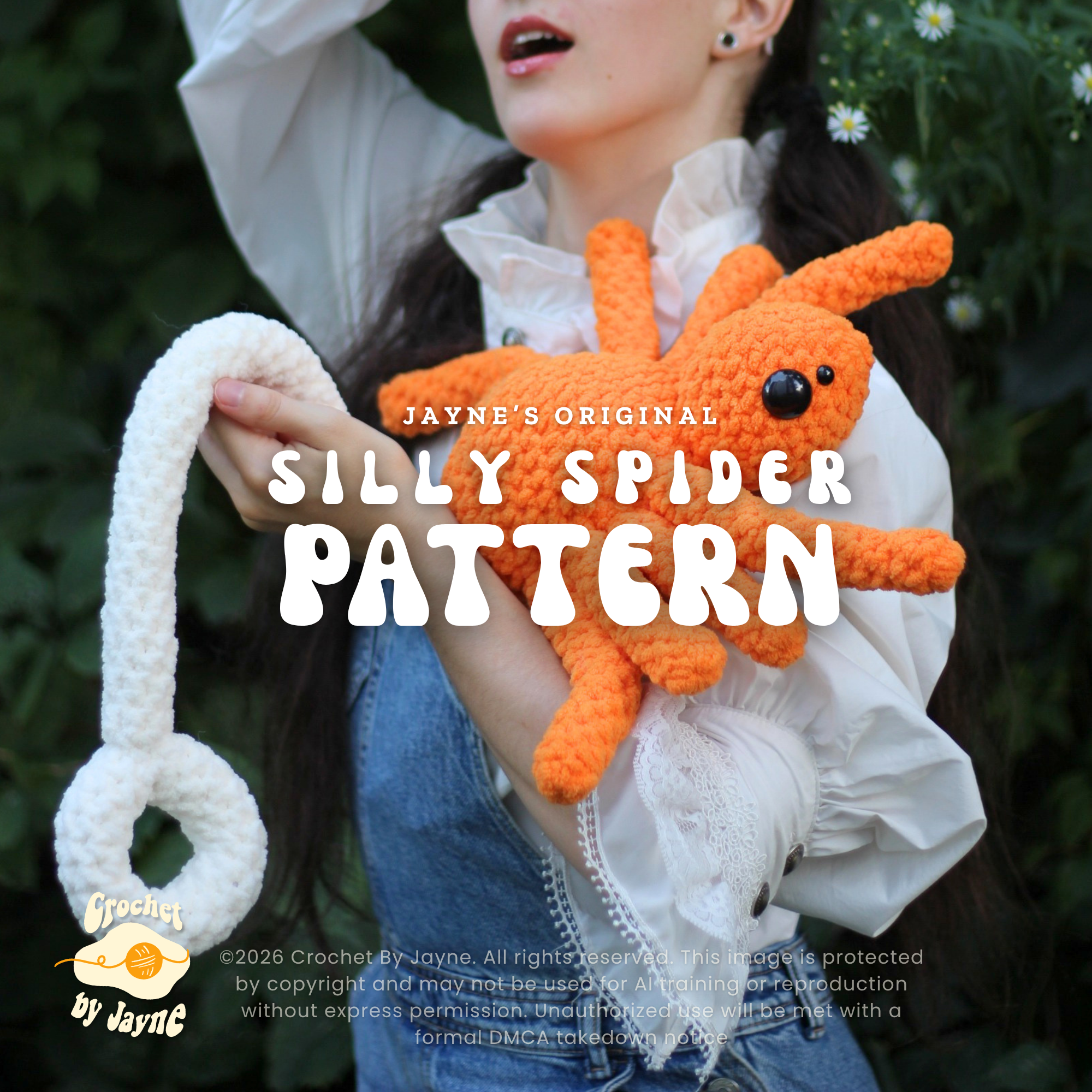 Silly Spider crochet pattern