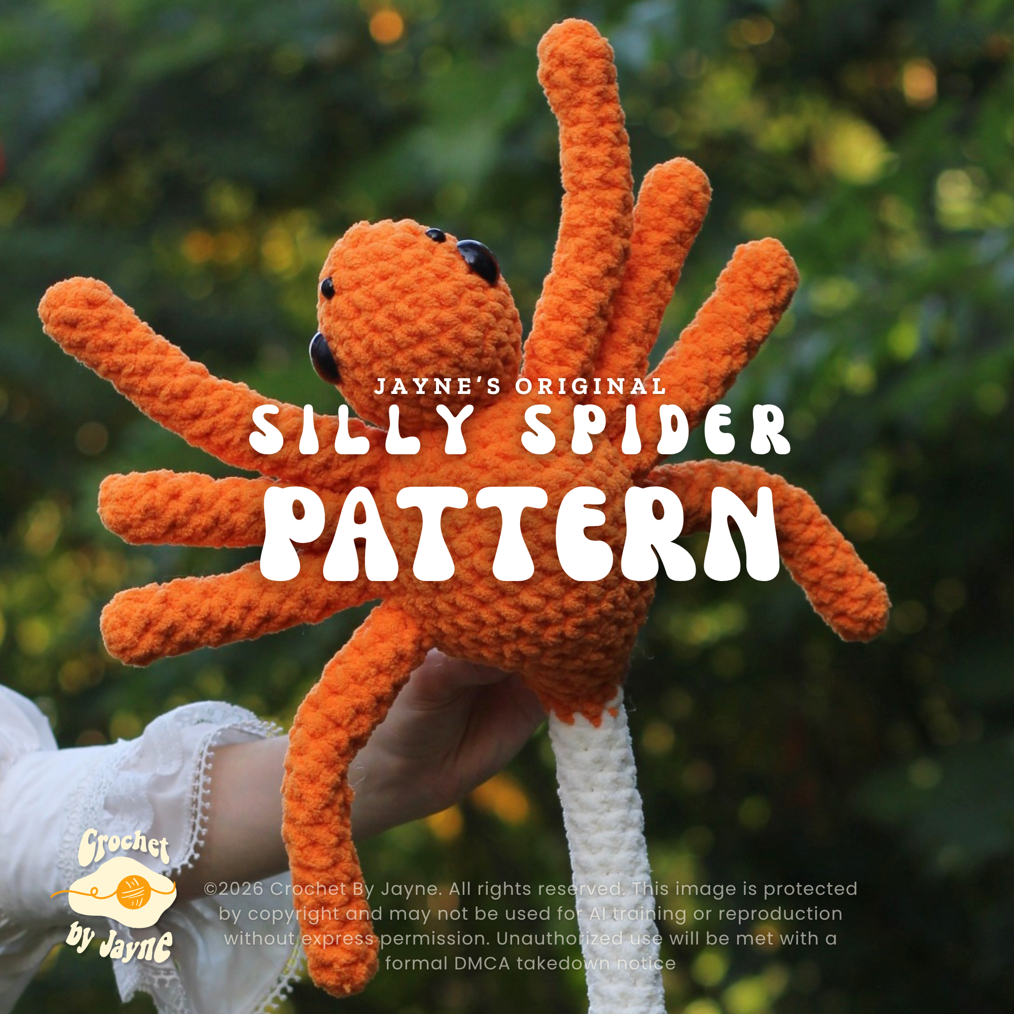 Silly Spider crochet pattern