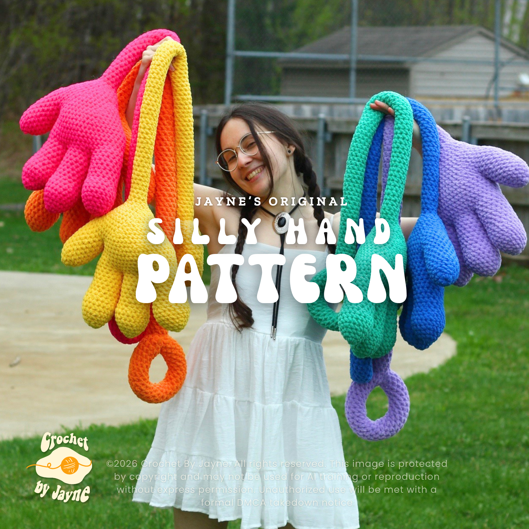 Silly Hand crochet pattern