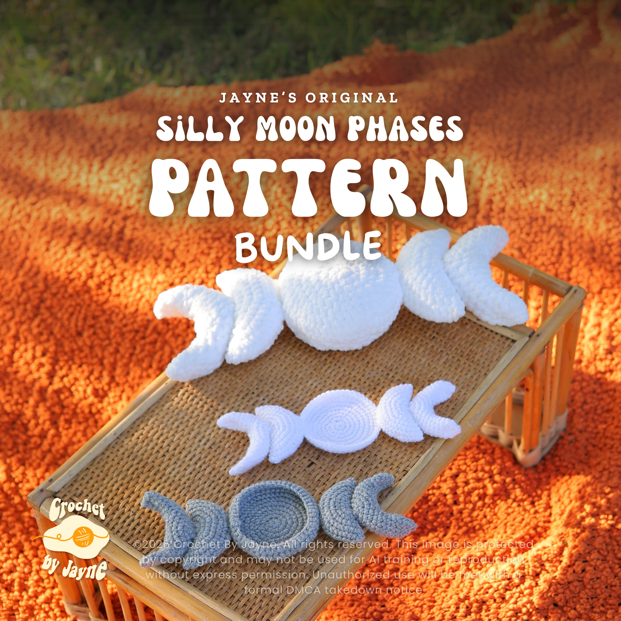BUNDLE Silly Moon Phases Patterns