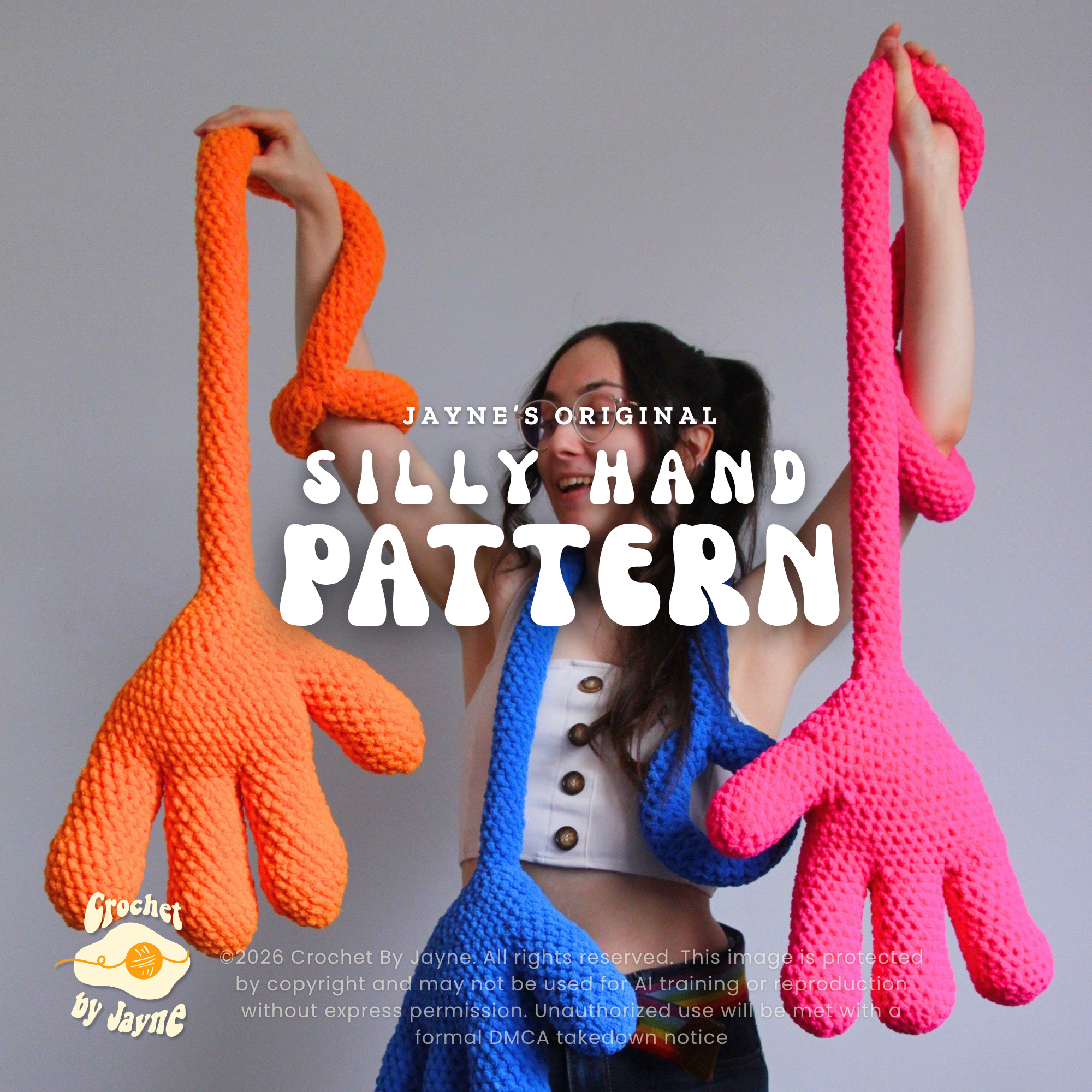 Silly Hand crochet pattern