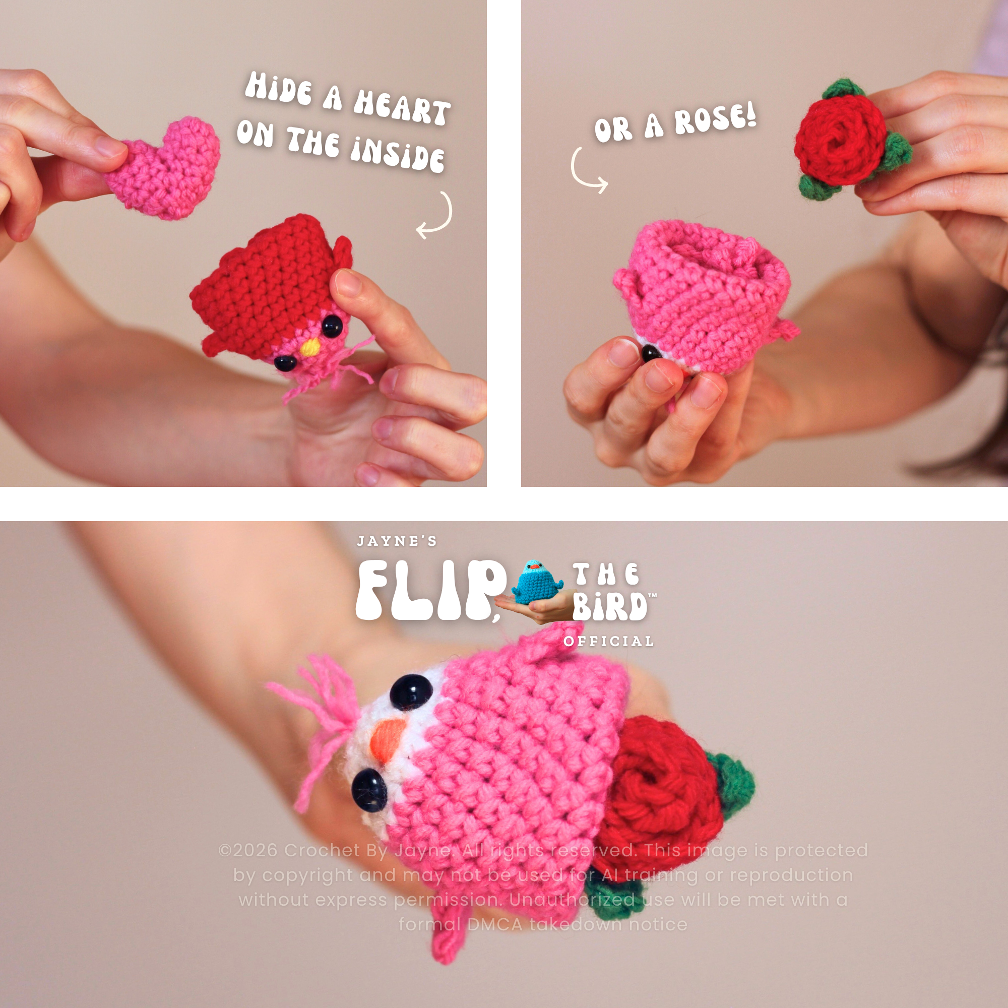 Flip, the love birds™ pattern bundle