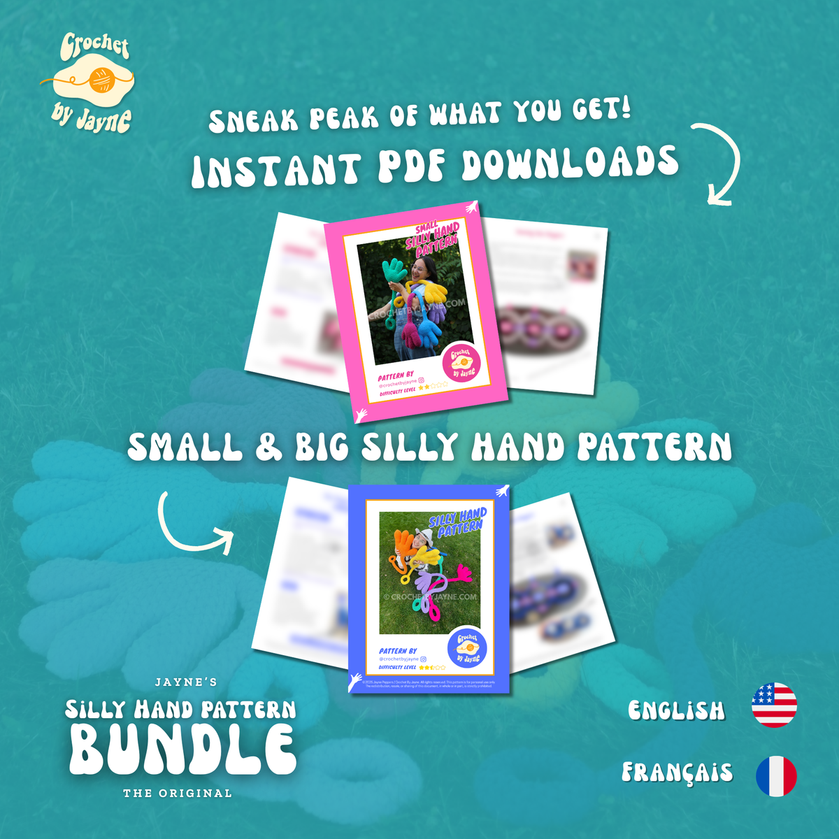 Silly Hand pattern BUNDLE