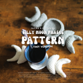 Tiny Silly Moon Phases Crochet Pattern (Coasters)