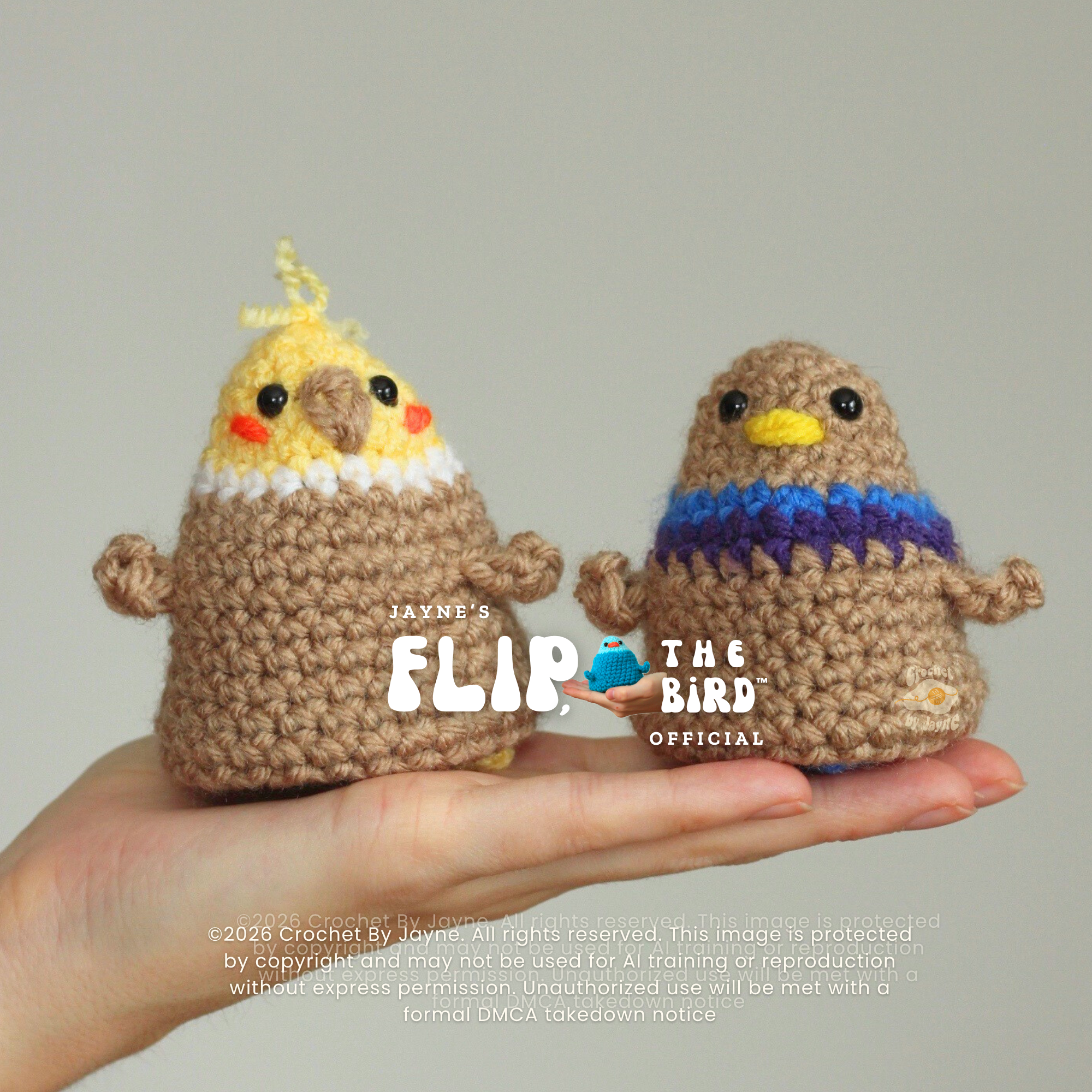 PATTERN BUNDLE Flip, the bird™ 9 different birds.