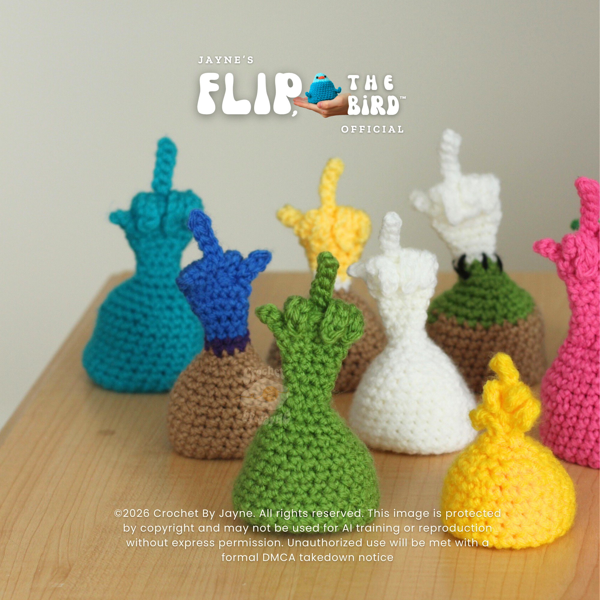 PATTERN BUNDLE Flip, the bird™ 9 different birds.