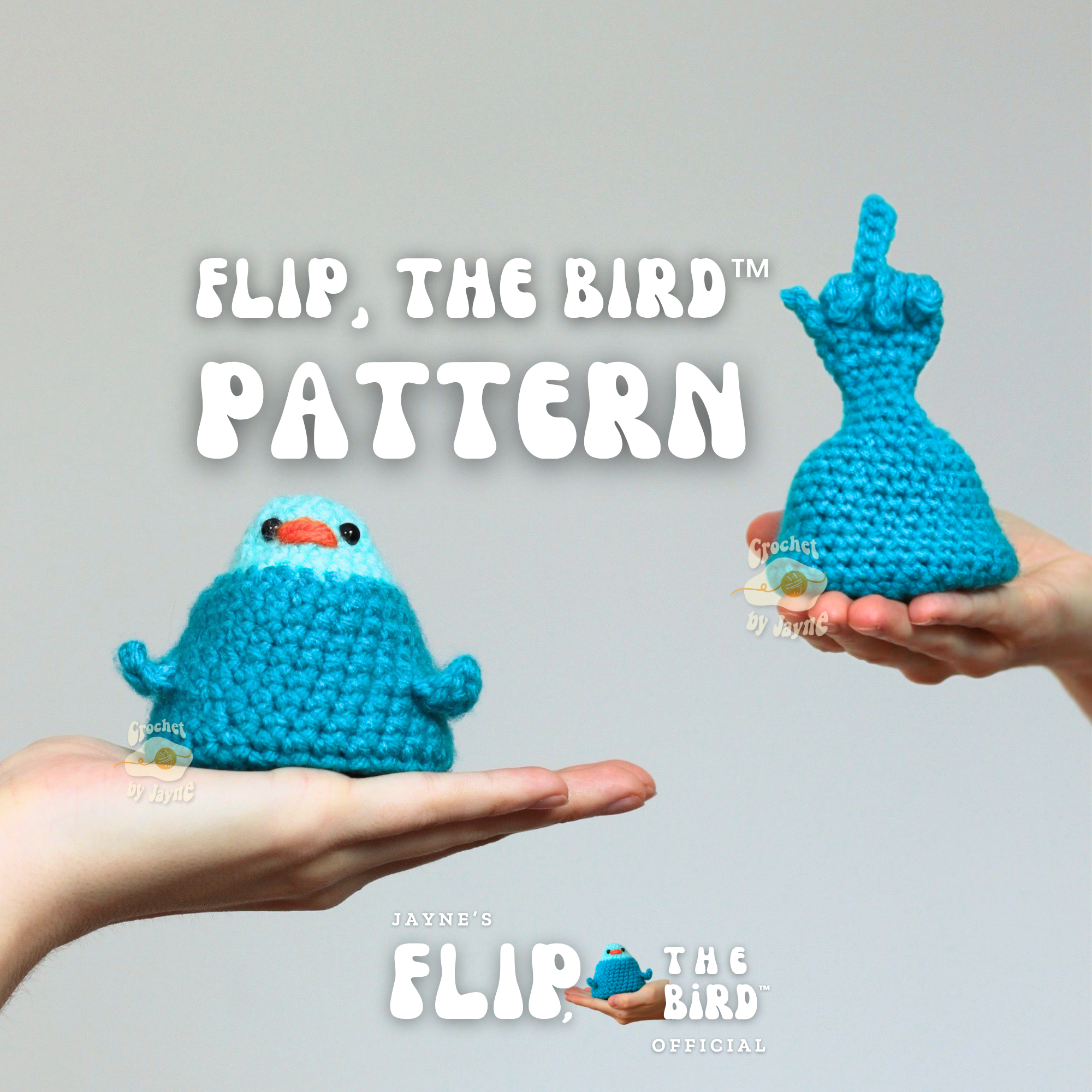 Flip, the bird™ CROCHET PATTERN