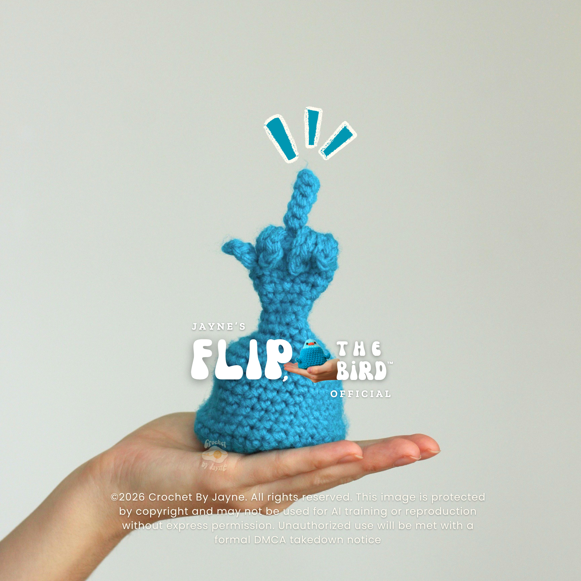 Flip, the bird™ CROCHET PATTERN