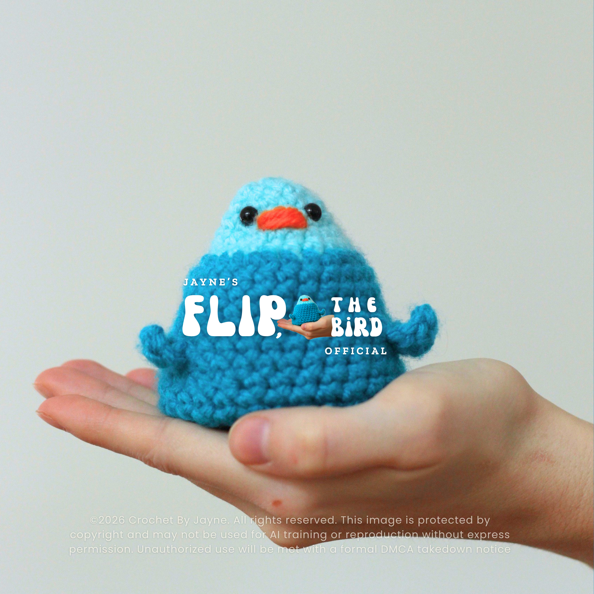 Flip, the bird™ CROCHET PATTERN