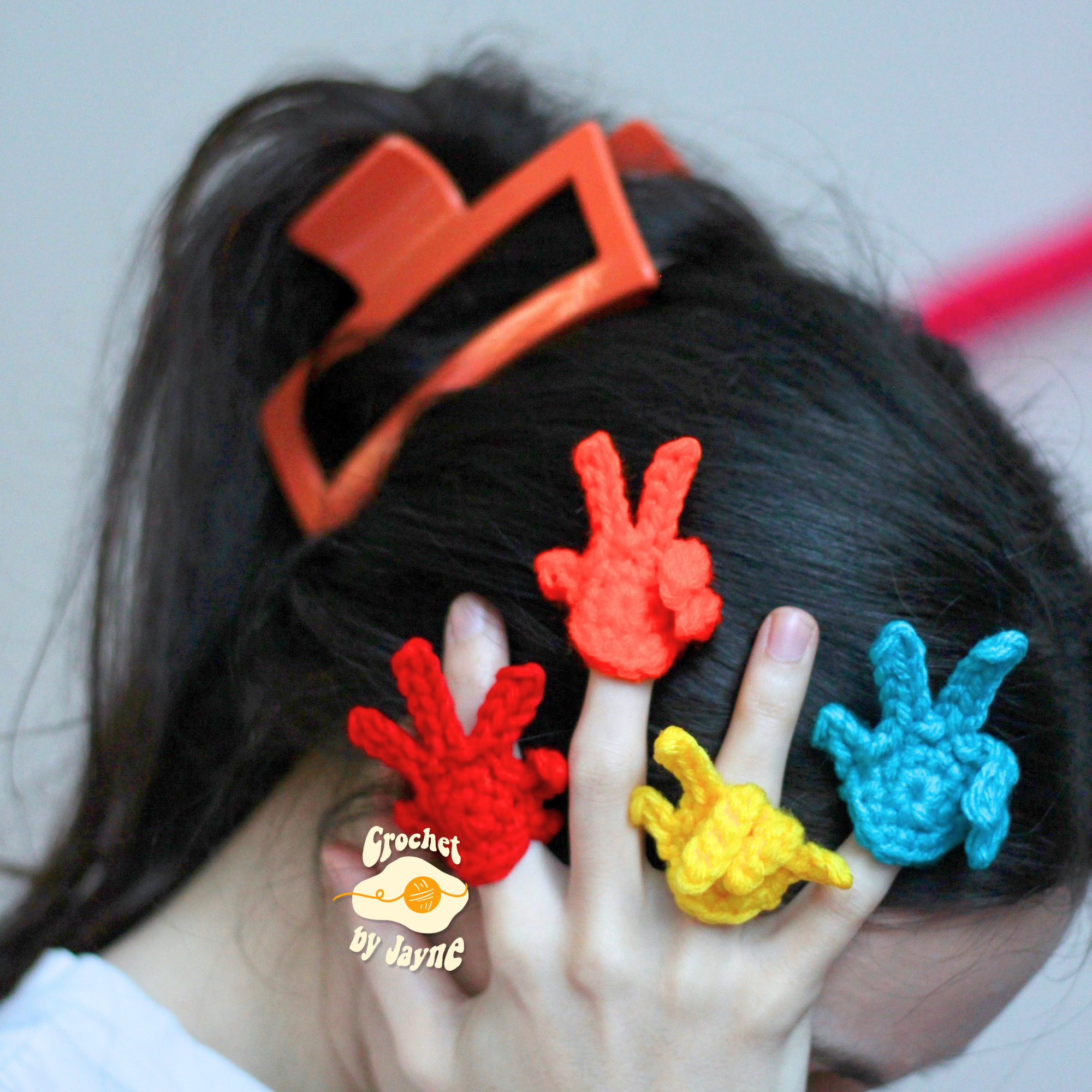 3 in 1 Tiny Silly Hand Crochet Pattern BUNDLE