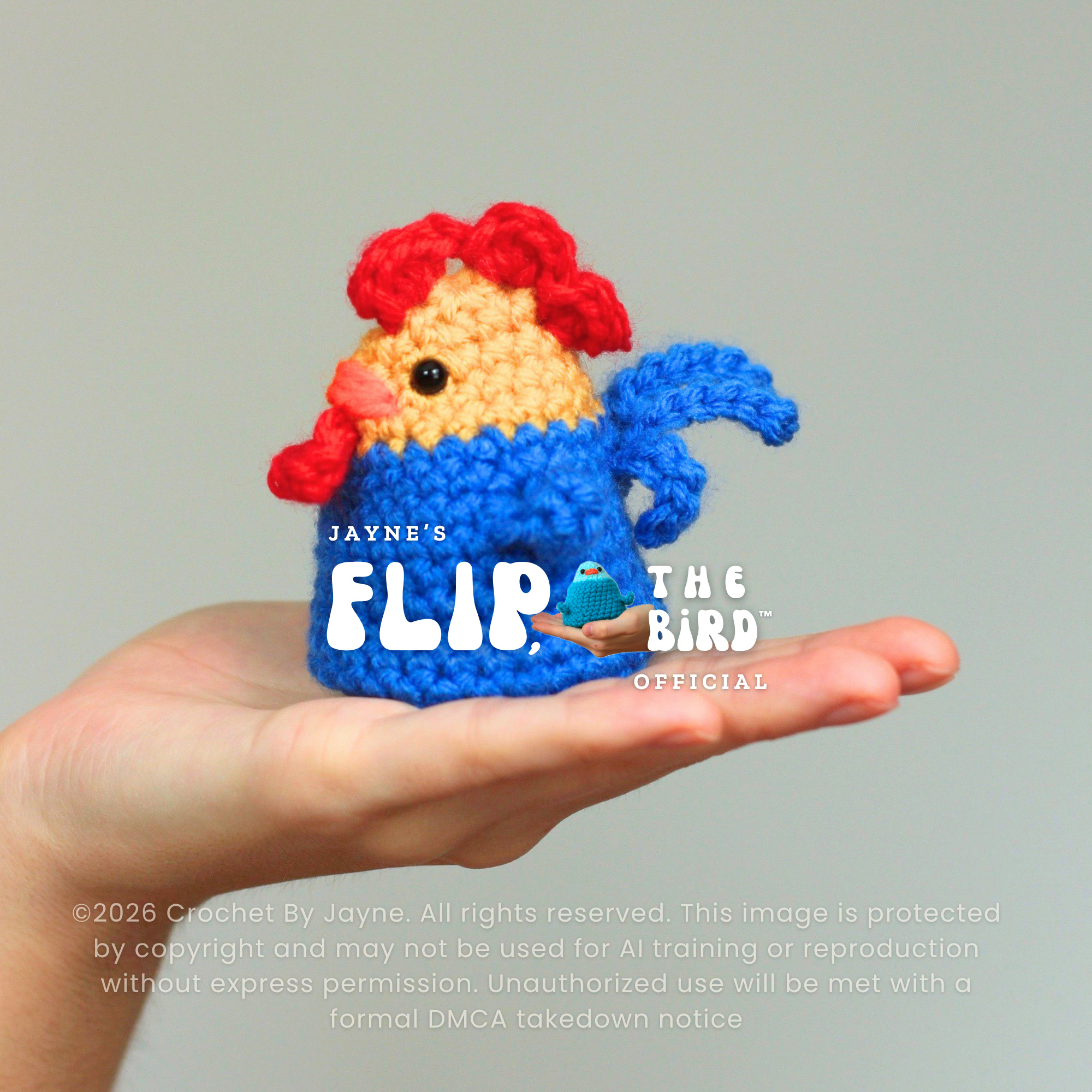 Flip, the bird™ chicken pattern bundle