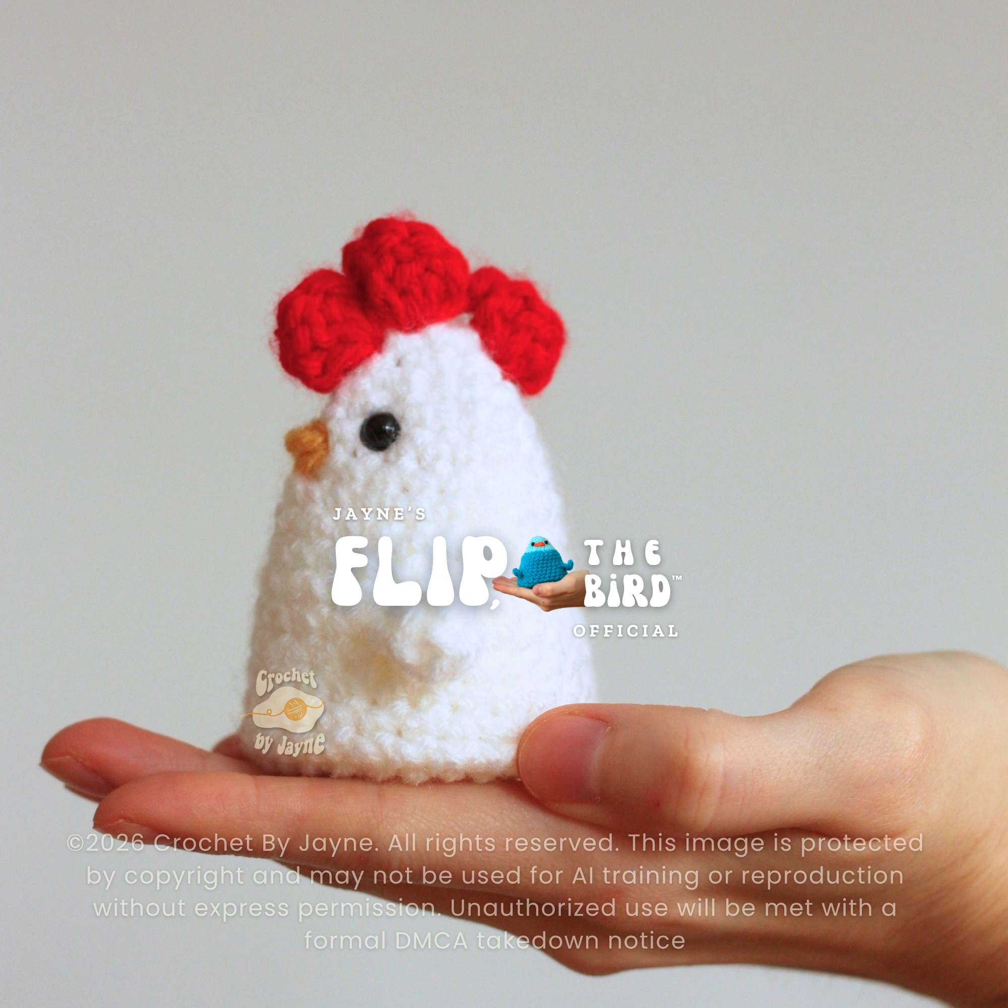 Flip, the bird™ chicken pattern bundle