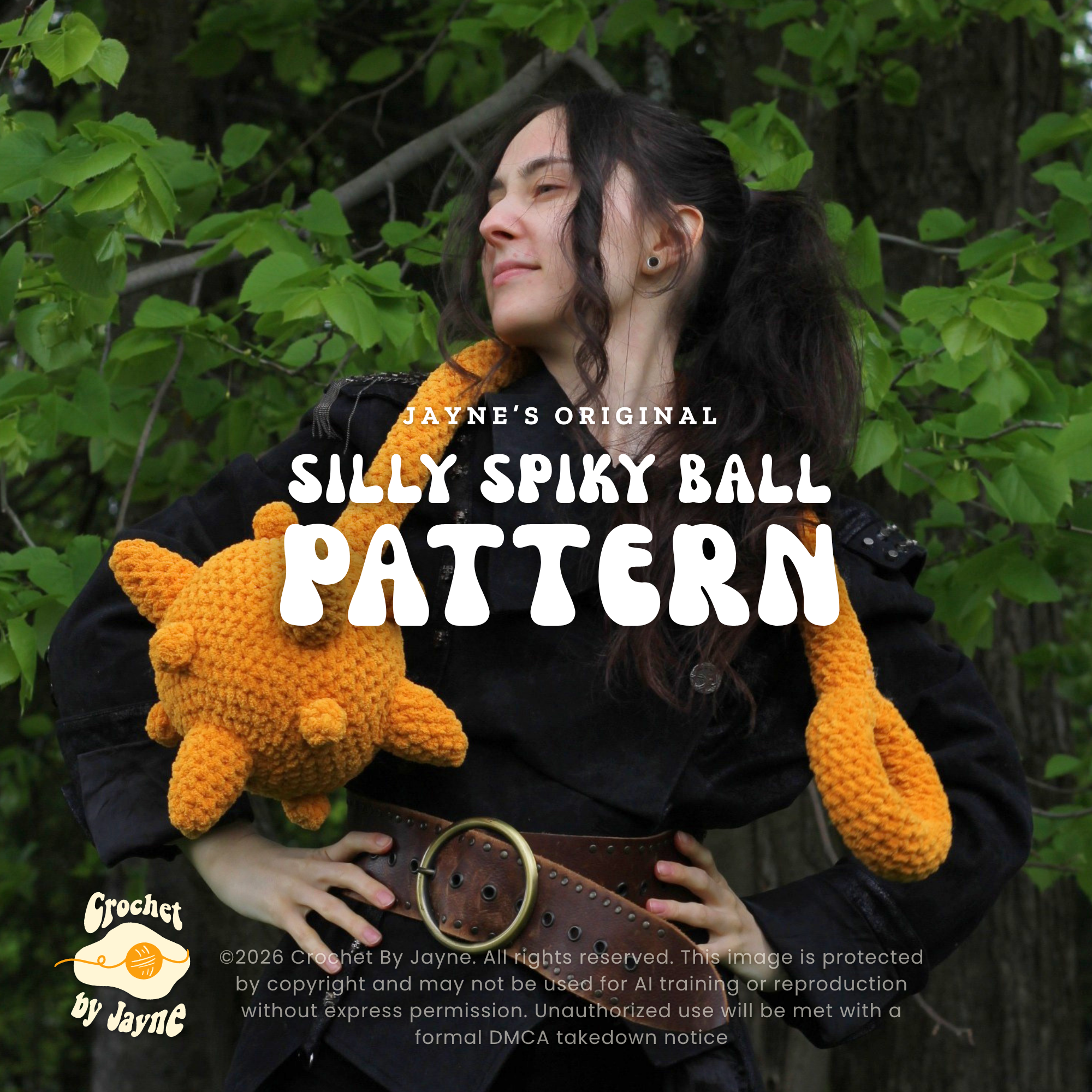 Silly Spiky Ball crochet pattern