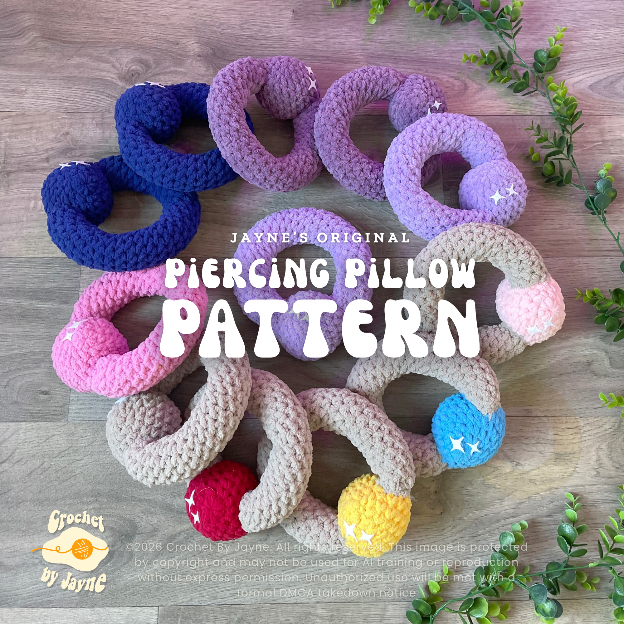 PIercing Pillow crochet pattern