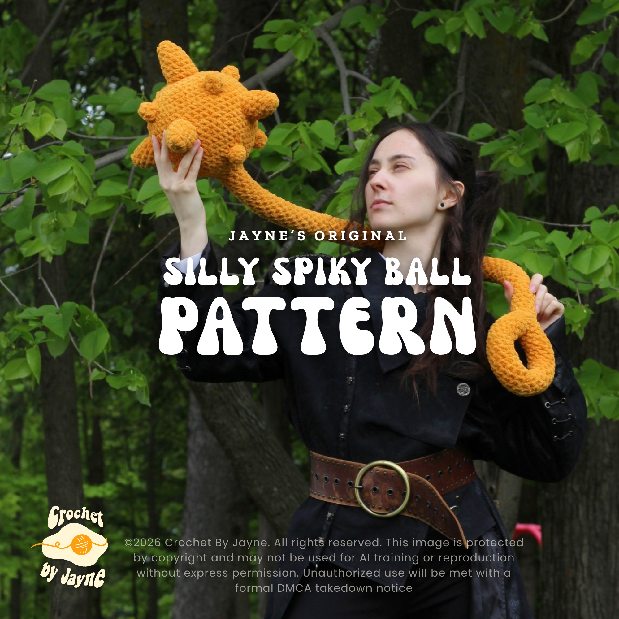 Silly Spiky Ball crochet pattern