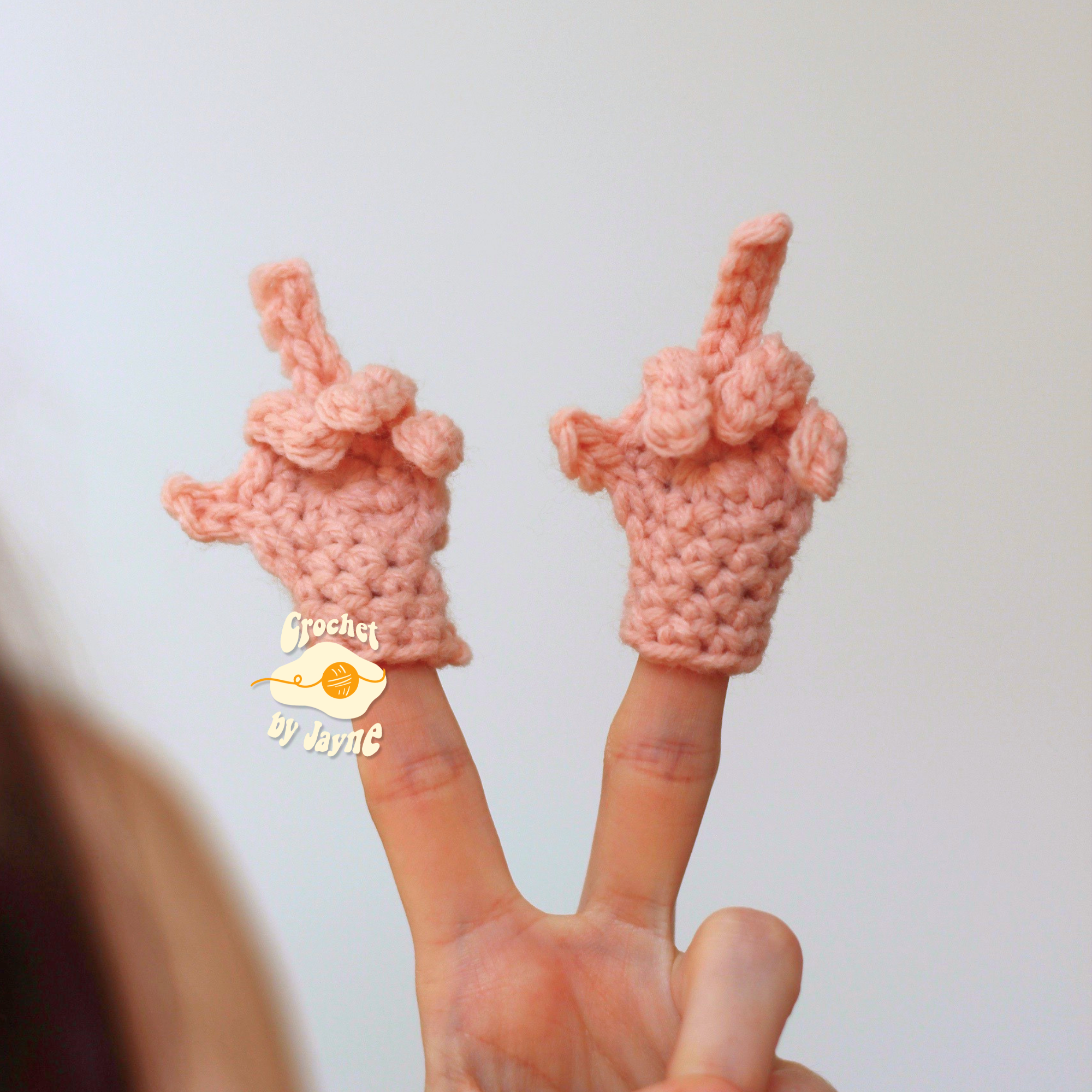 3 in 1 Tiny Silly Hand Crochet Pattern BUNDLE