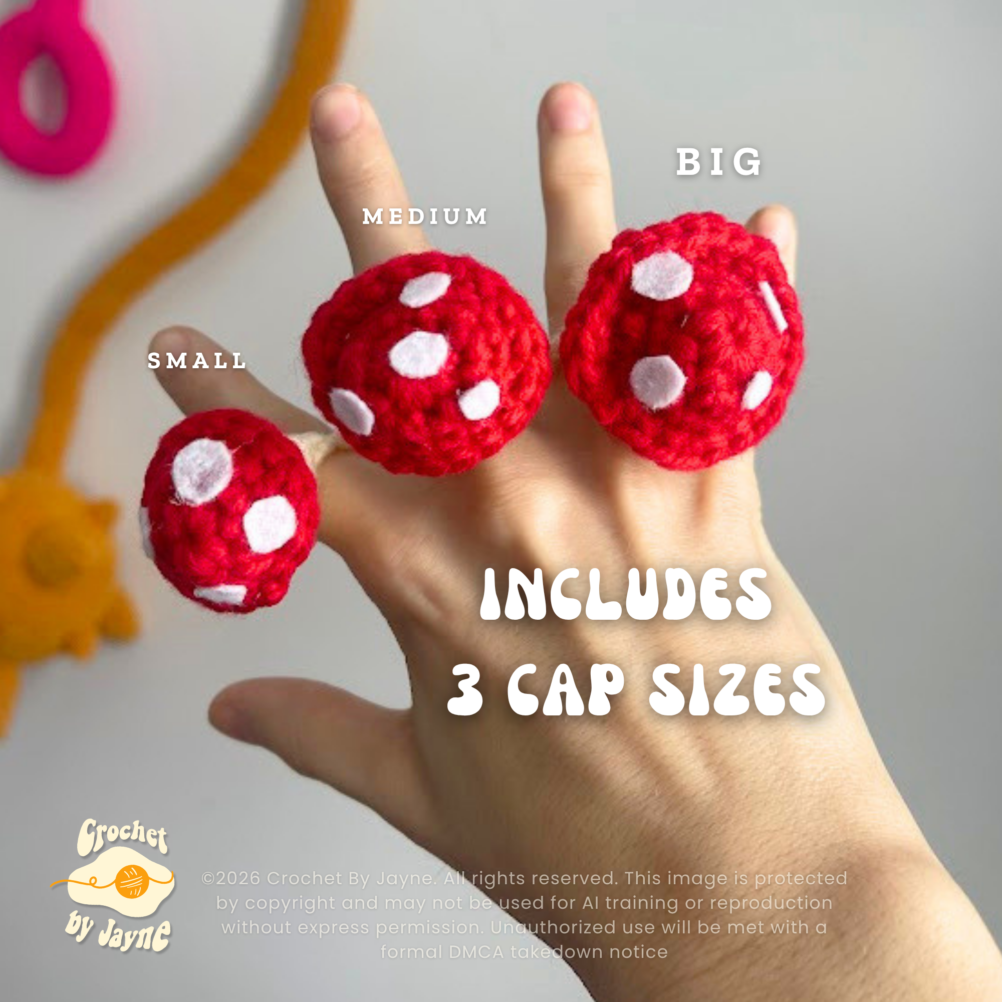 Mush-ring crochet pattern