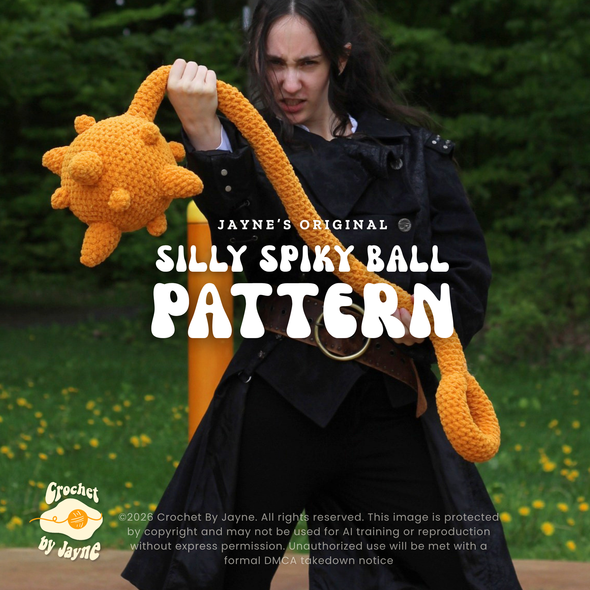 Silly Spiky Ball crochet pattern