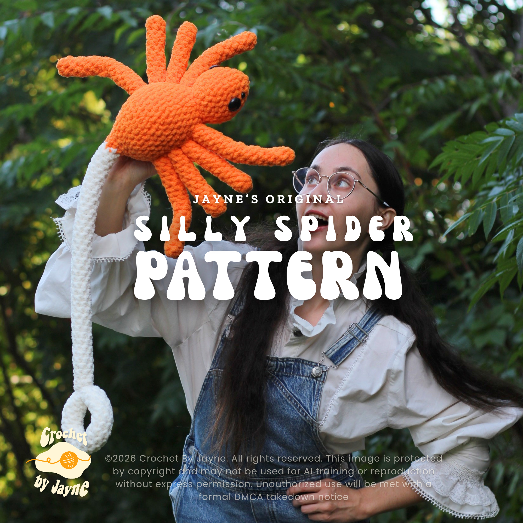 Silly Spider crochet pattern
