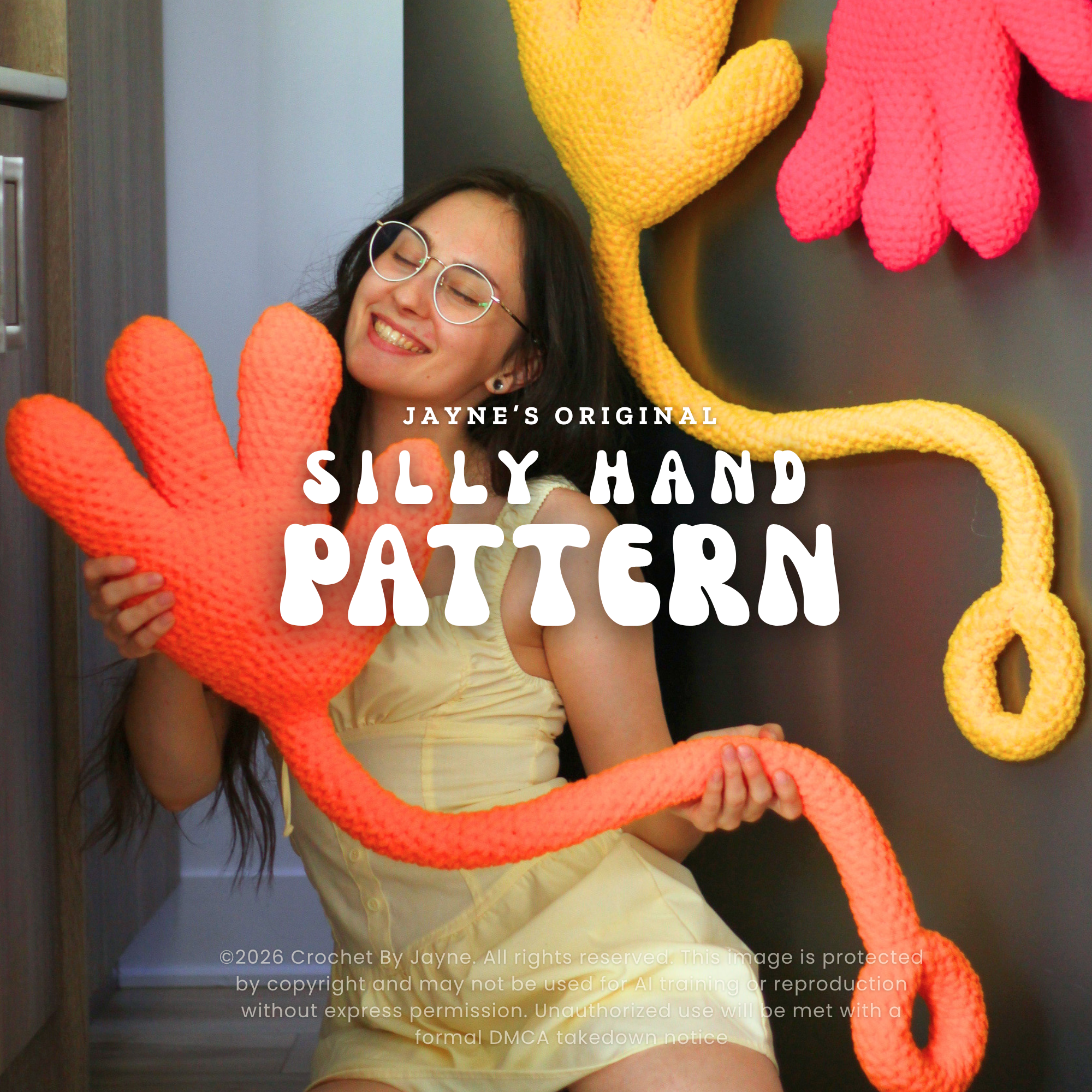 Silly Hand crochet pattern